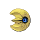 Lunatone shiny front-facing sprite from Pokémon Pearl