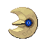 Lunatone shiny front-facing sprite from Pokémon Emerald
