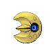 Lunatone shiny front-facing sprite from Pokémon HeartGold