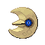 Lunatone shiny front-facing sprite from Pokémon Ruby