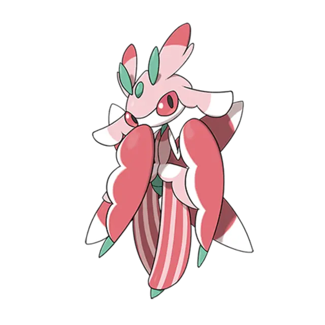 Lurantis, the Bloom Sickle Pokémon — Grass-type Pokémon official artwork