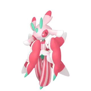 Lurantis front-facing sprite from Pokémon Shield