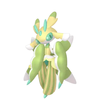 Lurantis shiny front-facing sprite from Pokémon Shield