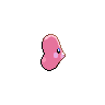 Luvdisc back-facing sprite from Pokémon Black 2