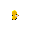 Luvdisc shiny back-facing sprite from Pokémon White