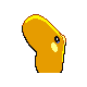 Luvdisc shiny back-facing sprite from Pokémon Diamond