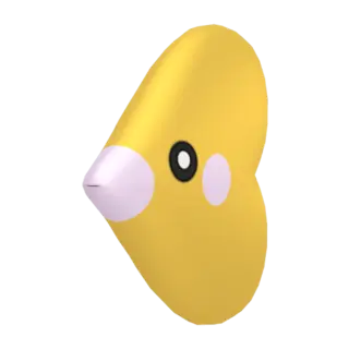Luvdisc shiny front-facing sprite from Pokémon Omega Ruby