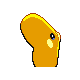Luvdisc shiny back-facing sprite from Pokémon Platinum