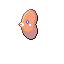 Luvdisc front-facing sprite from Pokémon Sapphire