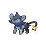Luxio front-facing sprite from Pokémon Black 2