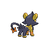 Luxio shiny back-facing sprite from Pokémon Black 2