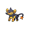 Luxio shiny front-facing sprite from Pokémon White