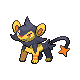 Luxio shiny front-facing sprite from Pokémon Diamond