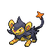 Luxio shiny front-facing sprite from Pokémon Platinum