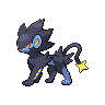Luxray front-facing sprite from Pokémon Black