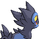 Luxray back-facing sprite from Pokémon SoulSilver