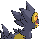 Luxray shiny back-facing sprite from Pokémon SoulSilver