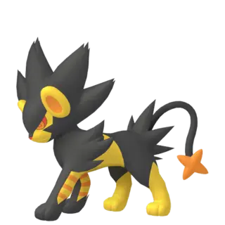 Luxray shiny front-facing sprite from Pokémon Sword