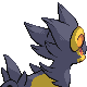 Luxray shiny back-facing sprite from Pokémon Platinum