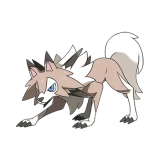 Lycanroc official artwork