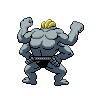 Machamp back-facing sprite from Pokémon White 2