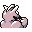Machamp back-facing sprite from Pokémon Blue