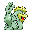 Machamp back-facing sprite from Pokémon Ruby