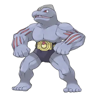 Machoke official artwork