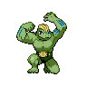 Machoke shiny front-facing sprite from Pokémon White