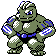 Machoke shiny front-facing sprite from Pokémon Crystal