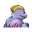 Machoke back-facing sprite from Pokémon FireRed