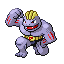 Machoke front-facing sprite from Pokémon FireRed