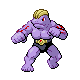 Machoke front-facing sprite from Pokémon HeartGold