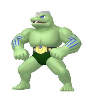 Machoke shiny front-facing sprite from Pokémon Omega Ruby