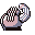 Machoke back-facing sprite from Pokémon Blue