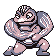 Machoke front-facing sprite from Pokémon Blue