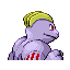 Machoke back-facing sprite from Pokémon Sapphire