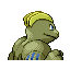 Machoke shiny back-facing sprite from Pokémon Sapphire