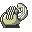 Machoke back-facing sprite from Pokémon Yellow