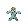 Machop front-facing sprite from Pokémon Black 2