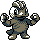 Machop shiny front-facing sprite from Pokémon Crystal