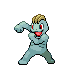 Machop front-facing sprite from Pokémon Pearl