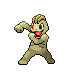 Machop shiny front-facing sprite from Pokémon Pearl