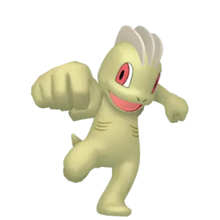 Machop shiny front-facing sprite from Pokémon Omega Ruby