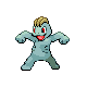 Machop front-facing sprite from Pokémon Platinum