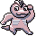Machop front-facing sprite from Pokémon Blue
