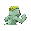 Machop back-facing sprite from Pokémon Sapphire