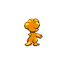 Magby shiny back-facing sprite from Pokémon Black 2
