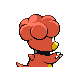 Magby back-facing sprite from Pokémon Pearl