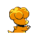 Magby shiny back-facing sprite from Pokémon HeartGold